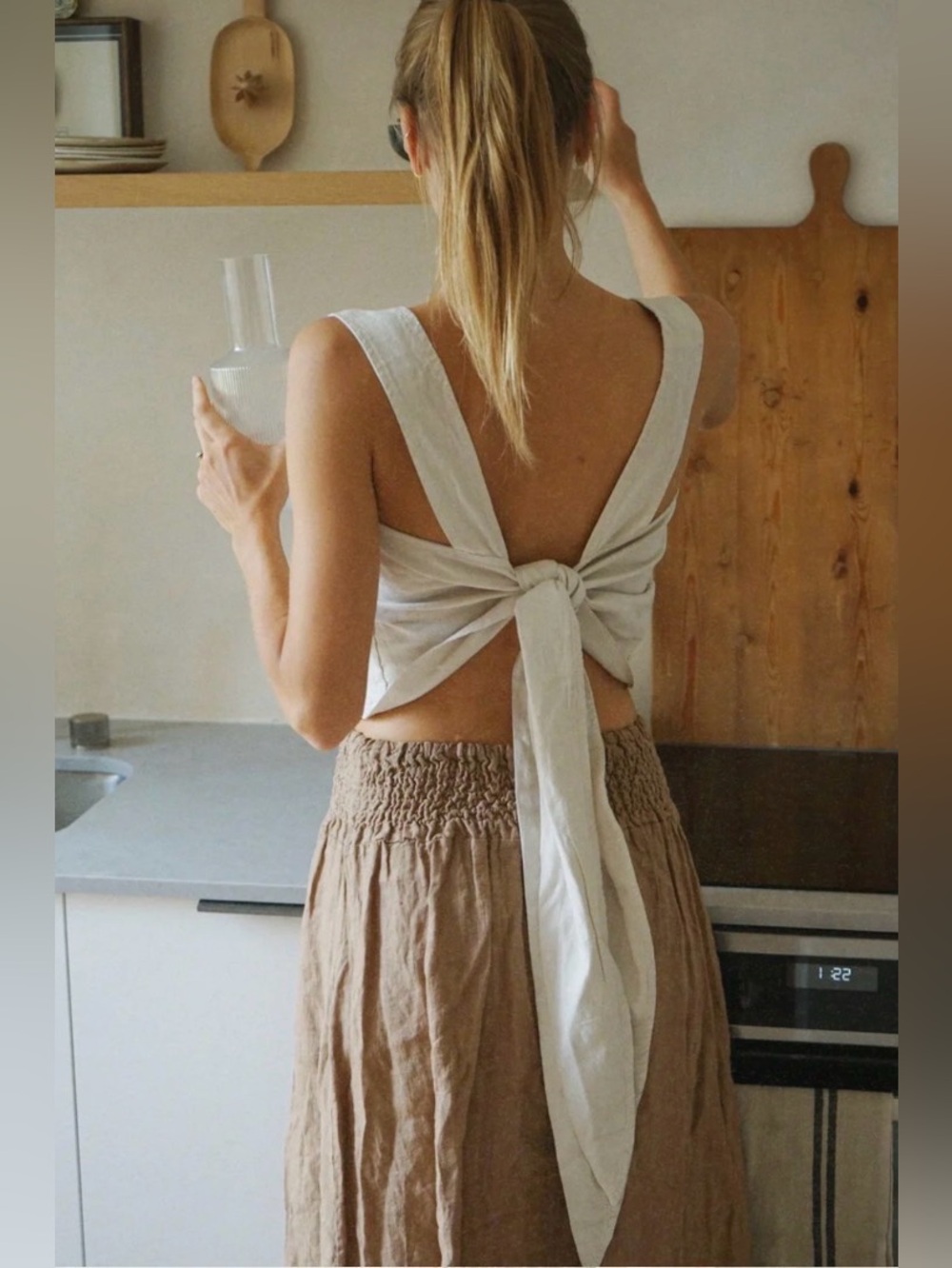 Beachwood Baby Beachwood the Label 
THE POSITANO TOP // MOON
One Size